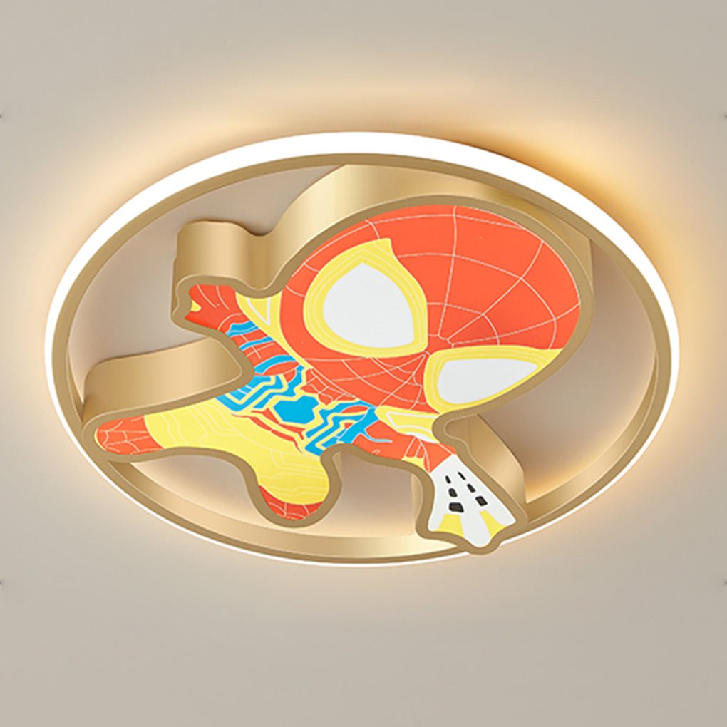 Creative Personality Cartoon Image Led Ceiling Lamp For Childrens Room