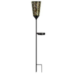 Creative Vintage Solar Outdoor Post Lights Led Garden Lights Pole Lamp Patio Lights