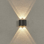 Creative Wave Arc Design Up And Down Lights Led Outdoor Wall Lights Wall Sconces Waterproof