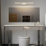 Prismatic Crystal-Effect LED Vanity Light in Modern Iron Frame