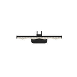 Prismatic Crystal-Effect LED Vanity Light in Modern Iron Frame