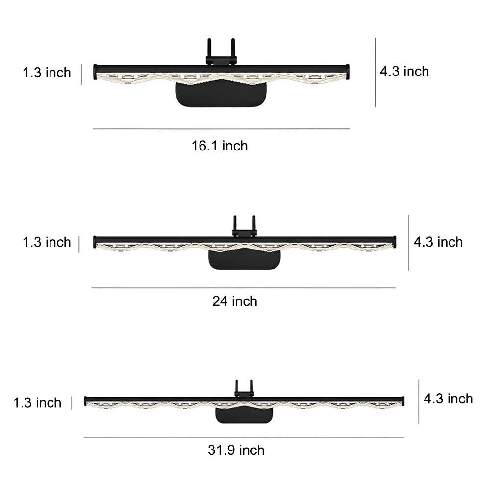 Prismatic Crystal-Effect LED Vanity Light in Modern Iron Frame