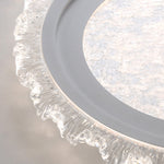 Lumière Rond LED Flush Mount Ceiling Light in White