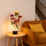 Art Deco Vase Table Lamp with Dimmable LED – Modern Sculptural Lighting