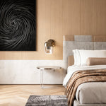 Modern Crystal Wall Sconce in Gold Aluminum Finish