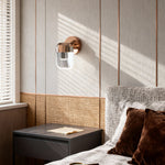 Modern Crystal Wall Sconce in Gold Aluminum Finish