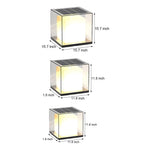 Luma Pillar Light — Waterproof Square Outdoor LED Gate Post Light in Matte Gray