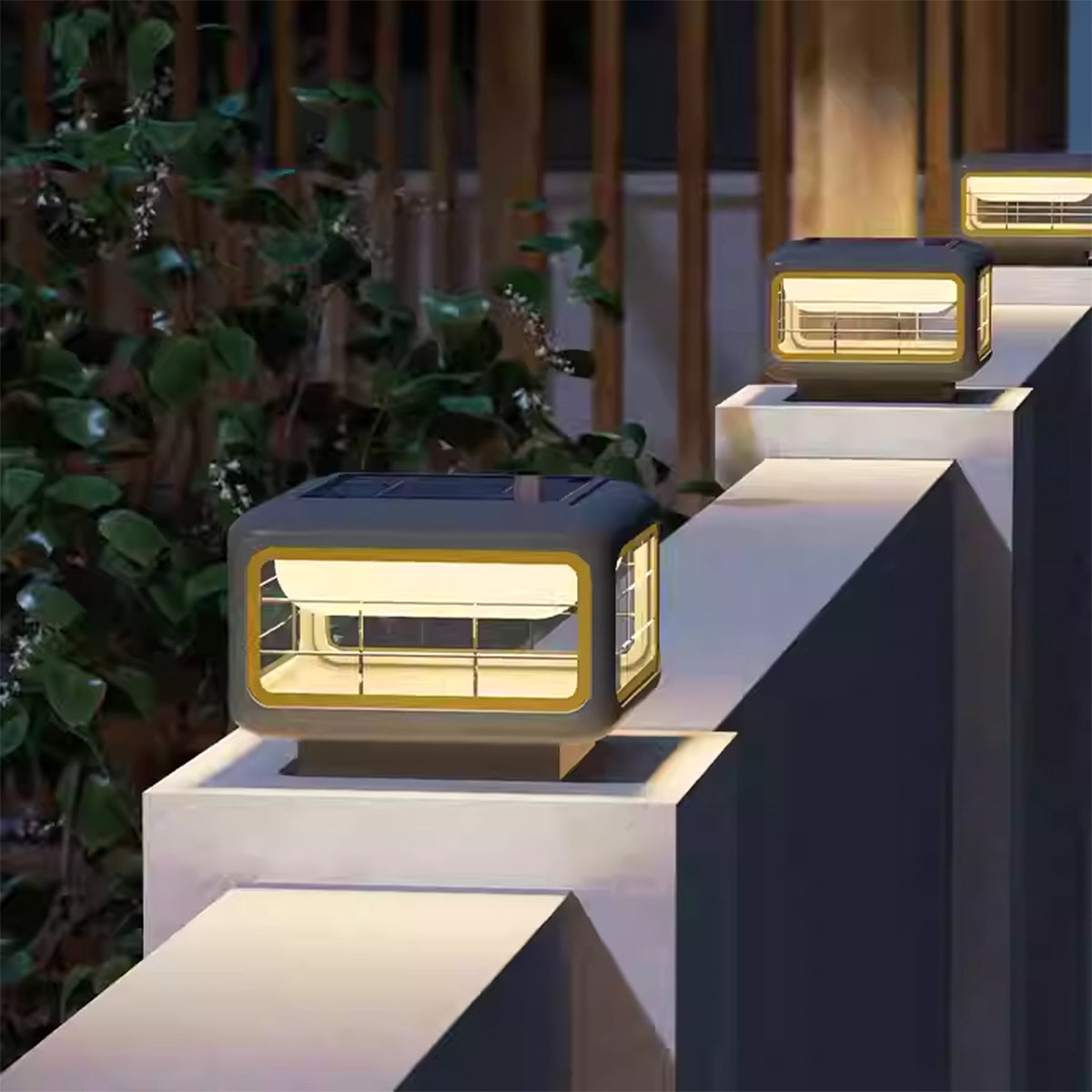 Modern Minimalist Outdoor Pillar Light – Stainless Steel LED Bollard for Courtyards & Villas