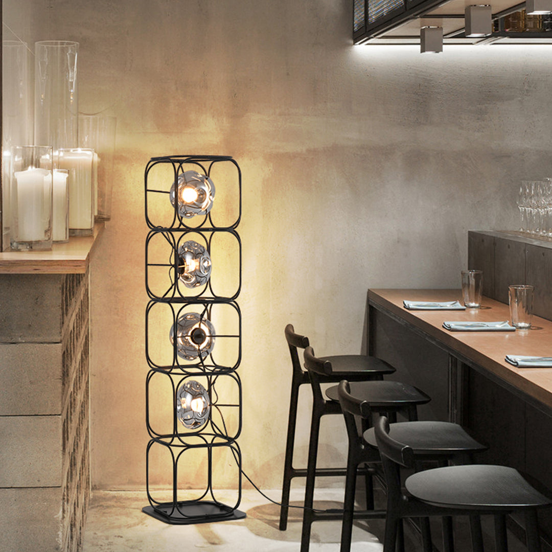 Cube LED Table Lamp – Nordic Minimalist Stackable Design