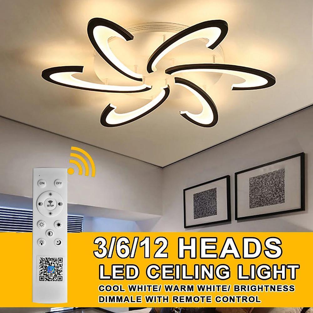 Aurelia Curved LED Flush Mount Ceiling Light in Acrylic and Aluminum