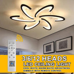 Aurelia Curved LED Flush Mount Ceiling Light in Acrylic and Aluminum