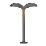 Curved LED Path Light in Black Aluminum for Modern Outdoor Landscapes