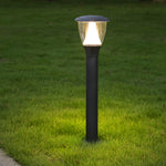 Luma Bollard Outdoor Pathway Light in Black Aluminum