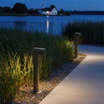 Modern Outdoor Bollard Light – Waterproof LED Pathway Luminaire in Black