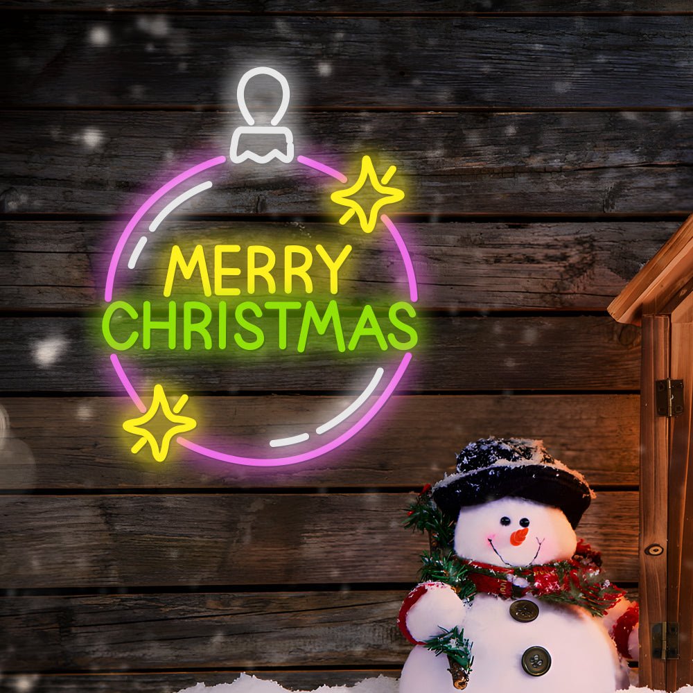 Lumière de Noël LED en Acrylique — Guirlande Murale Festive