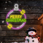 Lumière de Noël LED en Acrylique — Guirlande Murale Festive