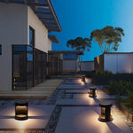 Modern Cylindrical LED Bollard Lights for Pathways & Landscapes