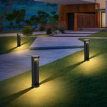 Modern Cylindrical LED Bollard Lights for Pathways & Landscapes