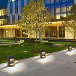 Modern Cylindrical LED Bollard Lights for Pathways & Landscapes