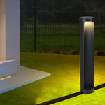 Modern Cylindrical LED Bollard Lights for Pathways & Landscapes