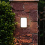 Minimalist Square LED Outdoor Wall Light, Waterproof Architectural Sconce