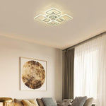 Lumina Square LED Flush Mount Ceiling Light – Modern Minimalist Ambient Illumination