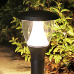 Luma Bollard Outdoor Pathway Light in Black Aluminum