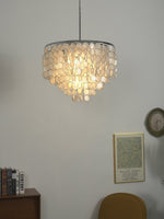 Oceana Shell Chandelier — Natural Shell Pendant Light for Coastal Interiors