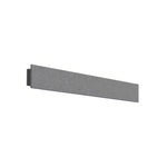 Modern Concrete Outdoor Wall Sconce with Warm LED Light, IP65 Waterproof Linear Fixture