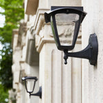 Modern Outdoor Wall Sconce with Solar Powered LED Lighting