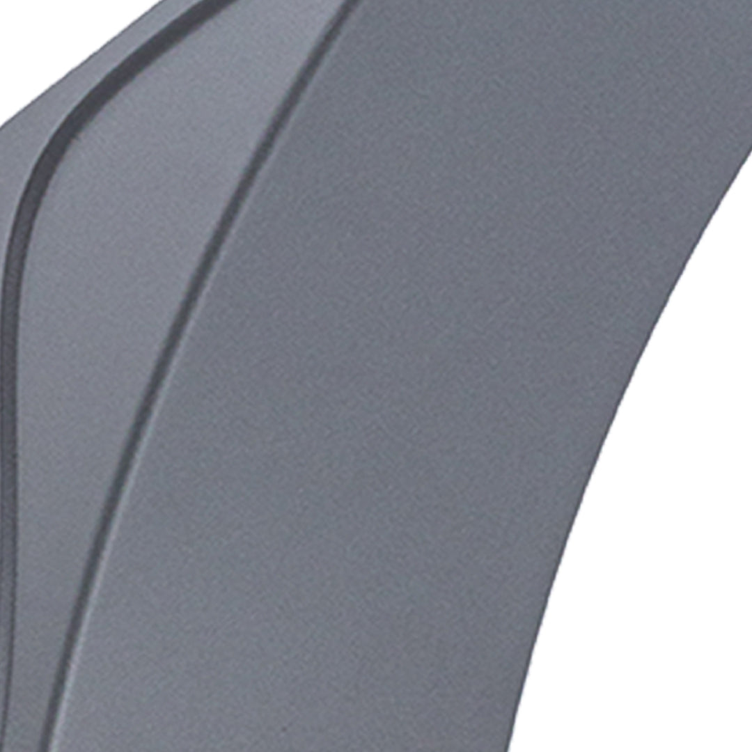 Minimalist LED Outdoor Wall Sconce in Sand Gray Aluminum