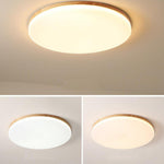 Aurelia Wood & Acrylic LED Flush Mount Ceiling Light