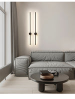 Luma Rod Portable Rechargeable Wall Sconce – Cordless Brass LED Light