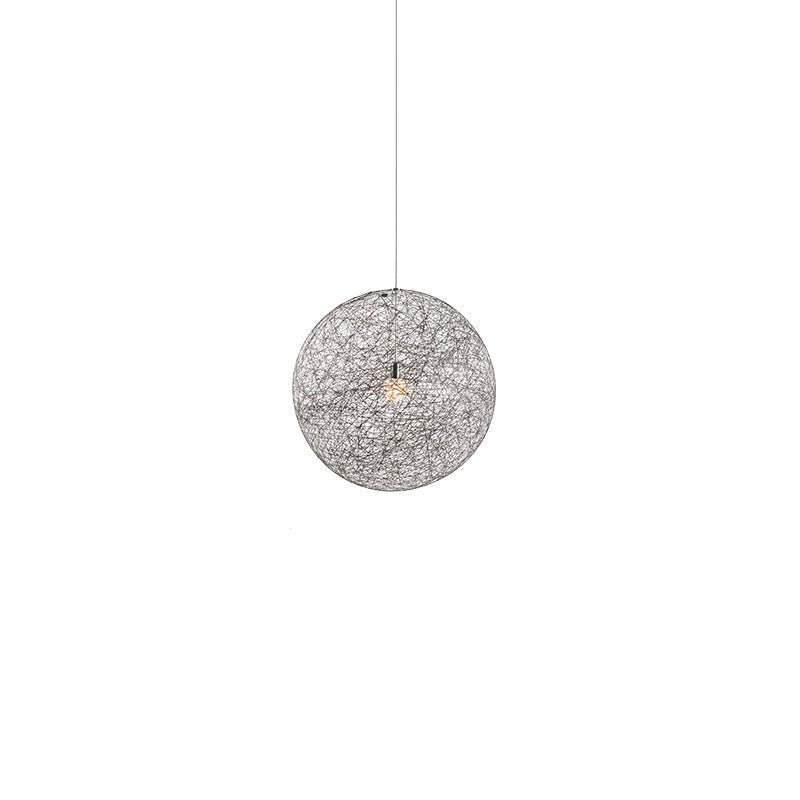 Artisan Woven Sphere Pendant Light for Modern Interiors