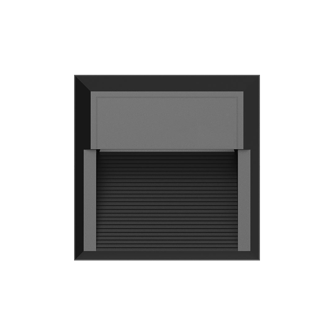 Geometric LED Step Lights for Outdoor Architecture, Minimalist Flush Mount