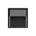Geometric LED Step Lights for Outdoor Architecture, Minimalist Flush Mount