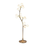 Cotton Tree Floor Lamps, Set of 6 – Gold Iron Sculptural Lighting for Weddings and Interiors