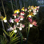 Lumière Butterfly Solar Garden Stake Lights, Set of Six, Warm White