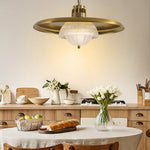 Aurelia Copper Iron Pendant Light with Adjustable Chain
