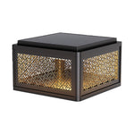 Modern Square Pillar Gate Light with Solar & Hardwired Options