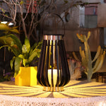 Solar-Powered LED Garden Lantern with Classic European Design