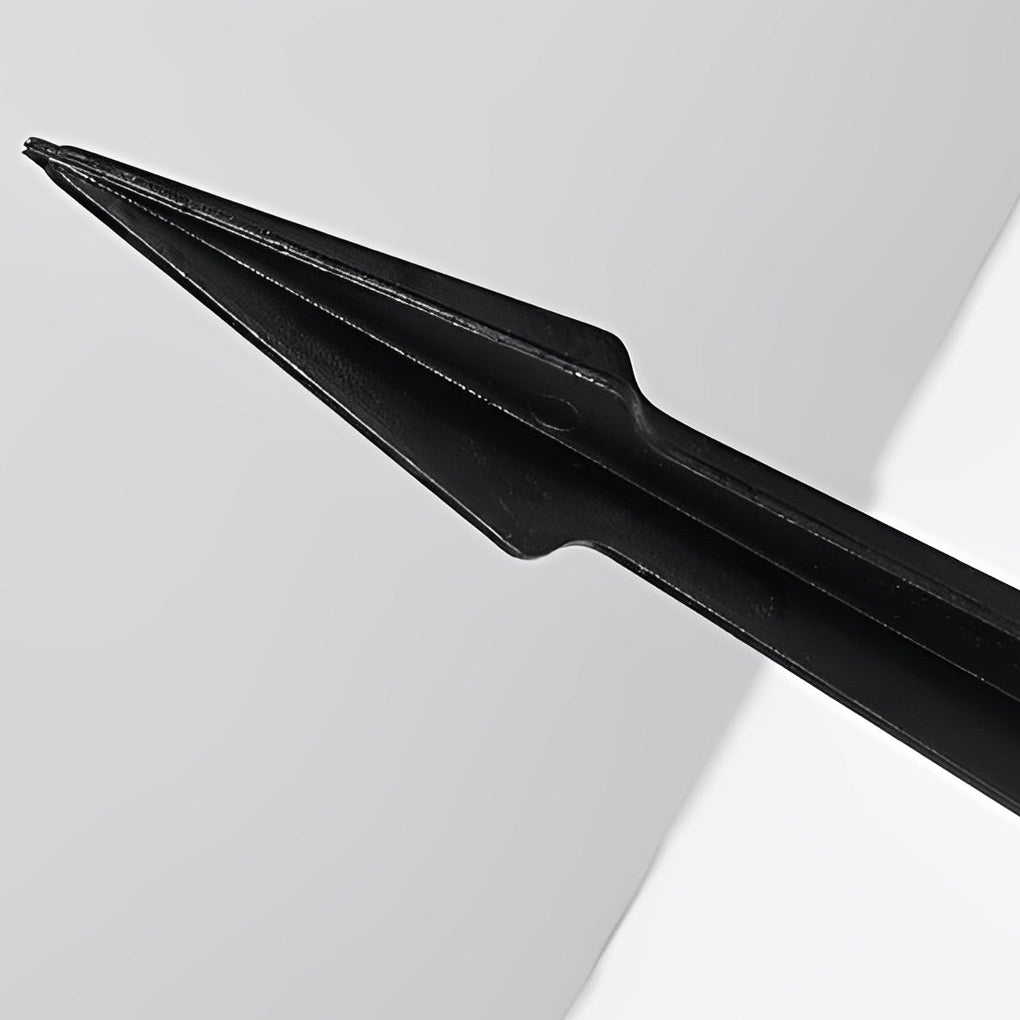 Modern Solar Path Lights in Black Aluminum for Garden and Walkway