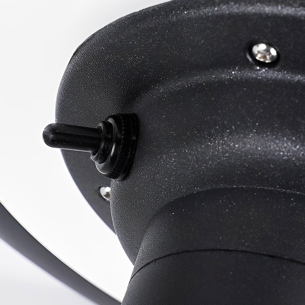 Modern Solar Path Lights in Black Aluminum for Garden and Walkway