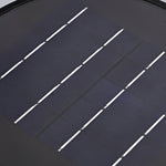 Modern Solar Path Lights in Black Aluminum for Garden and Walkway