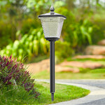 Solar-Powered LED Lawn Stakes for Outdoor Landscape Lighting
