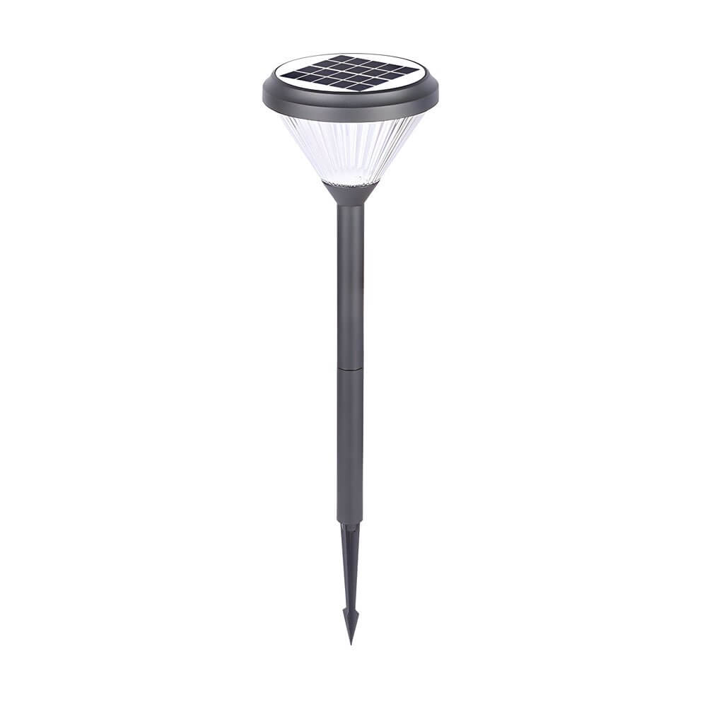 Lumière Noir Solar Path Light – Diamond Faceted LED Garden Stake