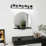 Nordic Chrome LED Vanity Light for Bathroom Mirror – Modern Wall Mount