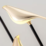 Aurelia Trio Floor Lamp — Sculptural Bird-Inspired LED Accent Light in Gold