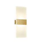 Modern Brass LED Wall Sconce Minimalist Luxury Bedroom Lighting