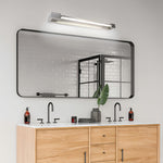 Chrome LED Vanity Light Bar for Modern Bathroom Mirror
